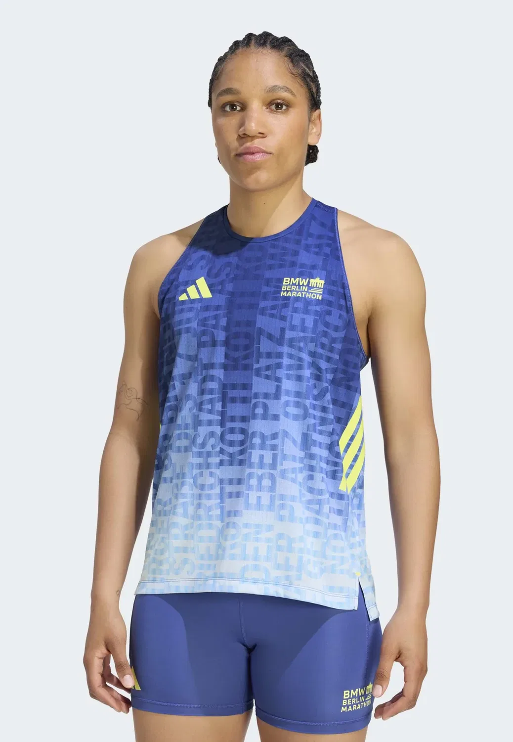 Топ Ber26 Adidas Performance, Dual Indigo/Crystal Sky