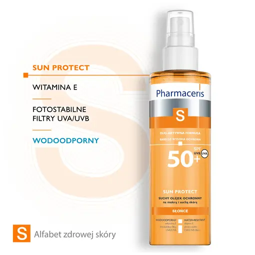 Pharmaceris S Body сухое защитное масло для тела для влажной и сухой кожи с SPF50+, 200 мл — фото 4