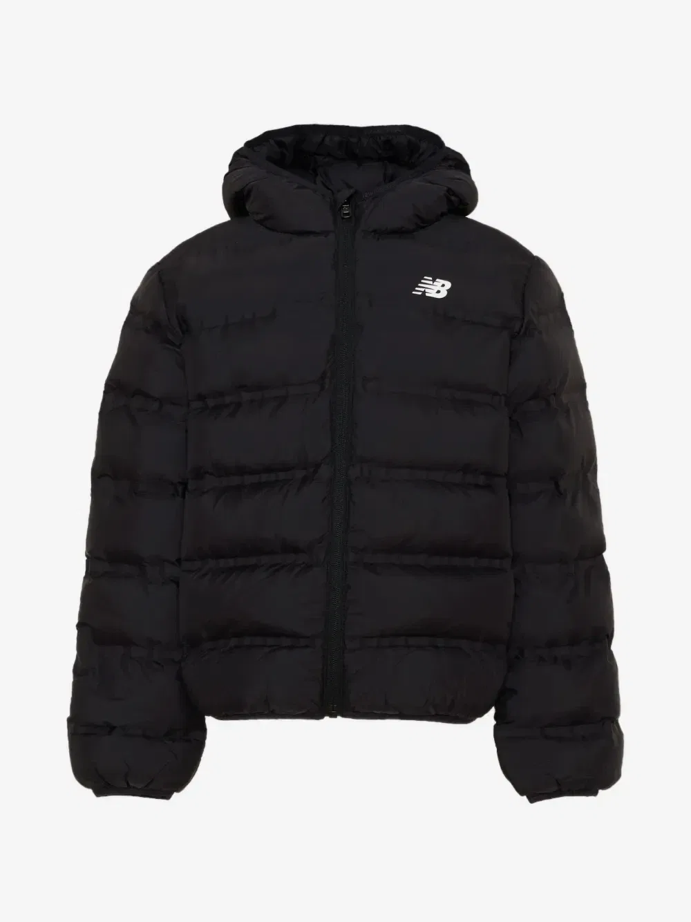 Пуховик с логотипом New Balance Kids, черный