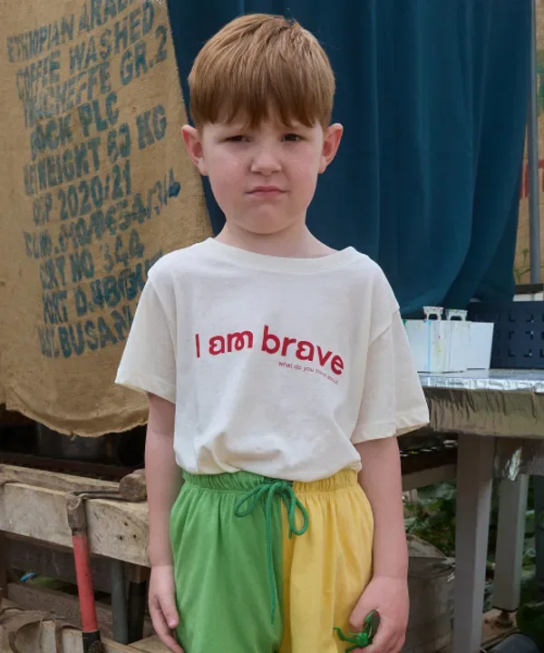 Футболка с коротким рукавом Summer Brave Whatdoyouthinkabout, айвори