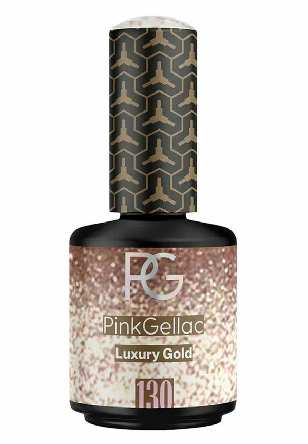 Лак для ногтей 15 мл Color layer Pink Gellac, Luxury Gold