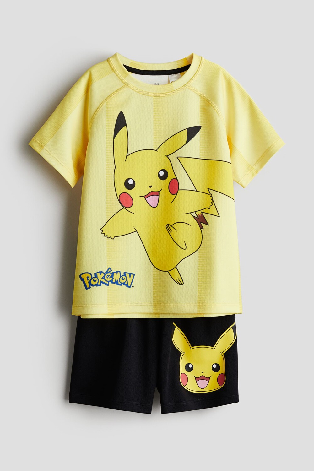 

Комплект футбольной формы H&M Kids Pokémon, 2 предмета, желтый