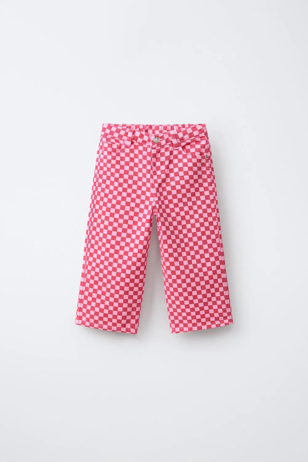 Кюлоты CHECK ZARA, Pink/White