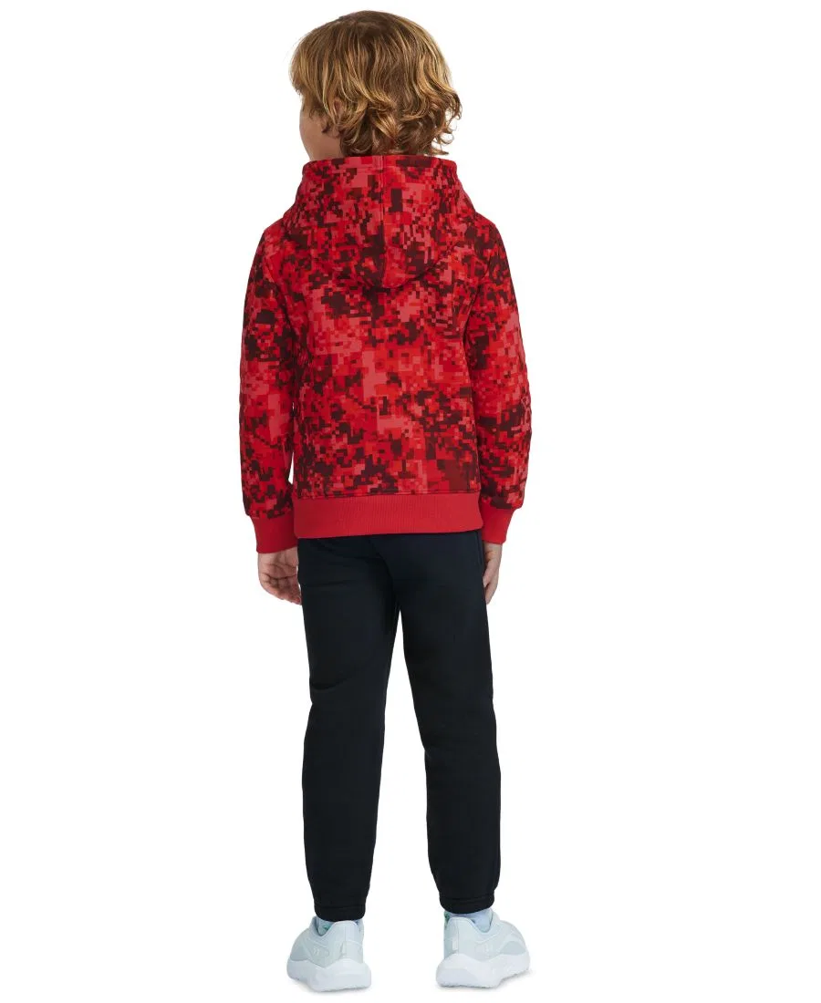 Комплект из футерованного худи и джоггеров Rival Fleece, 2 предмета Under Armour, Anthem Red Camo — фото 4