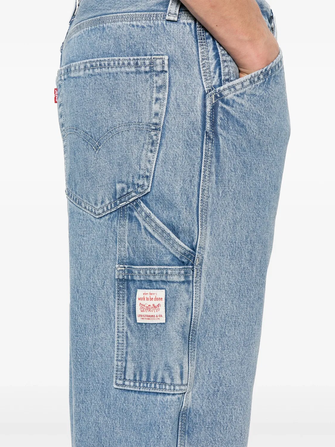 Джинсы 568 Carpenter синие Levi's, синий — фото 2
