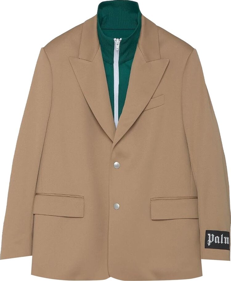 

Блейзер Palm Angels Double Layer Track Blazer 'Beige', загар