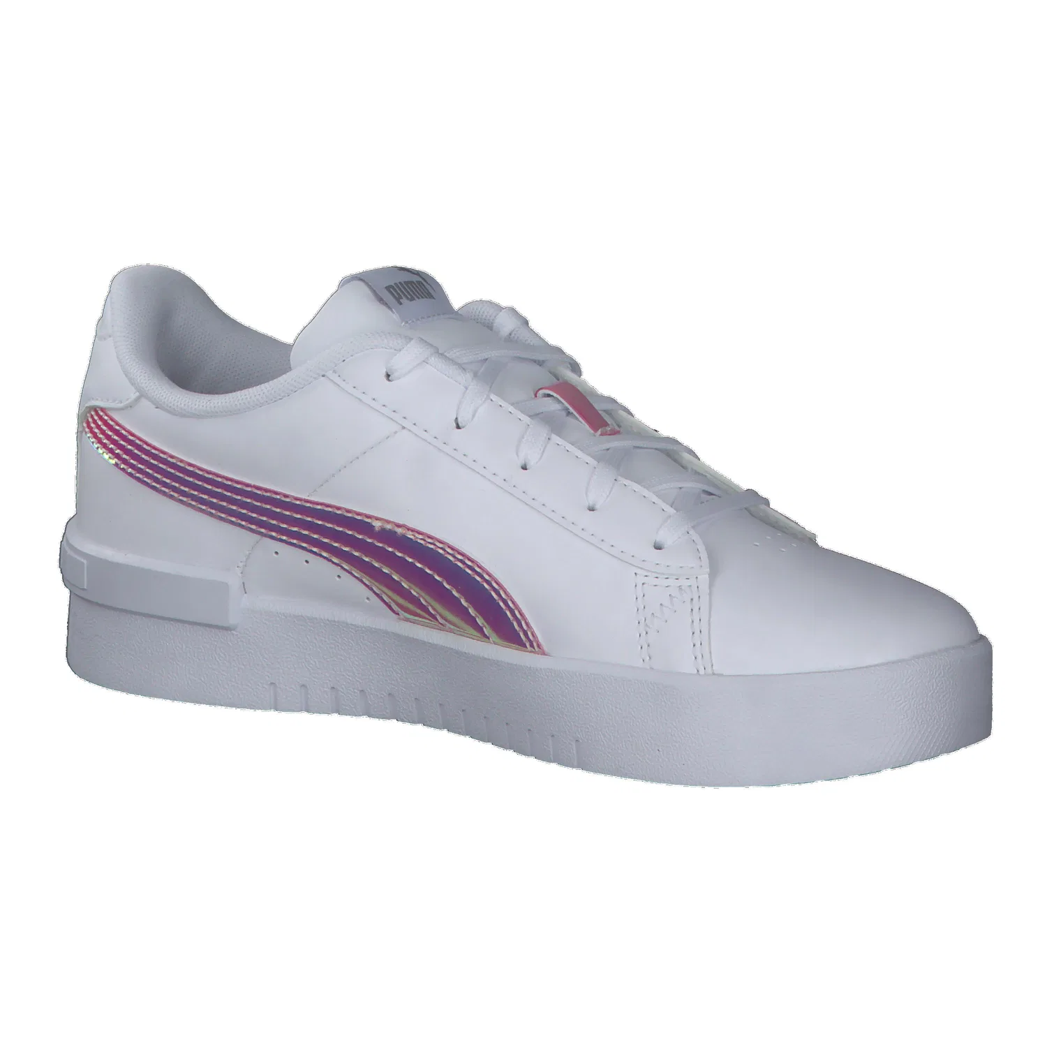 Детские кожаные кроссовки с принтом Jada Puma, Weiss Bunt — фото 4