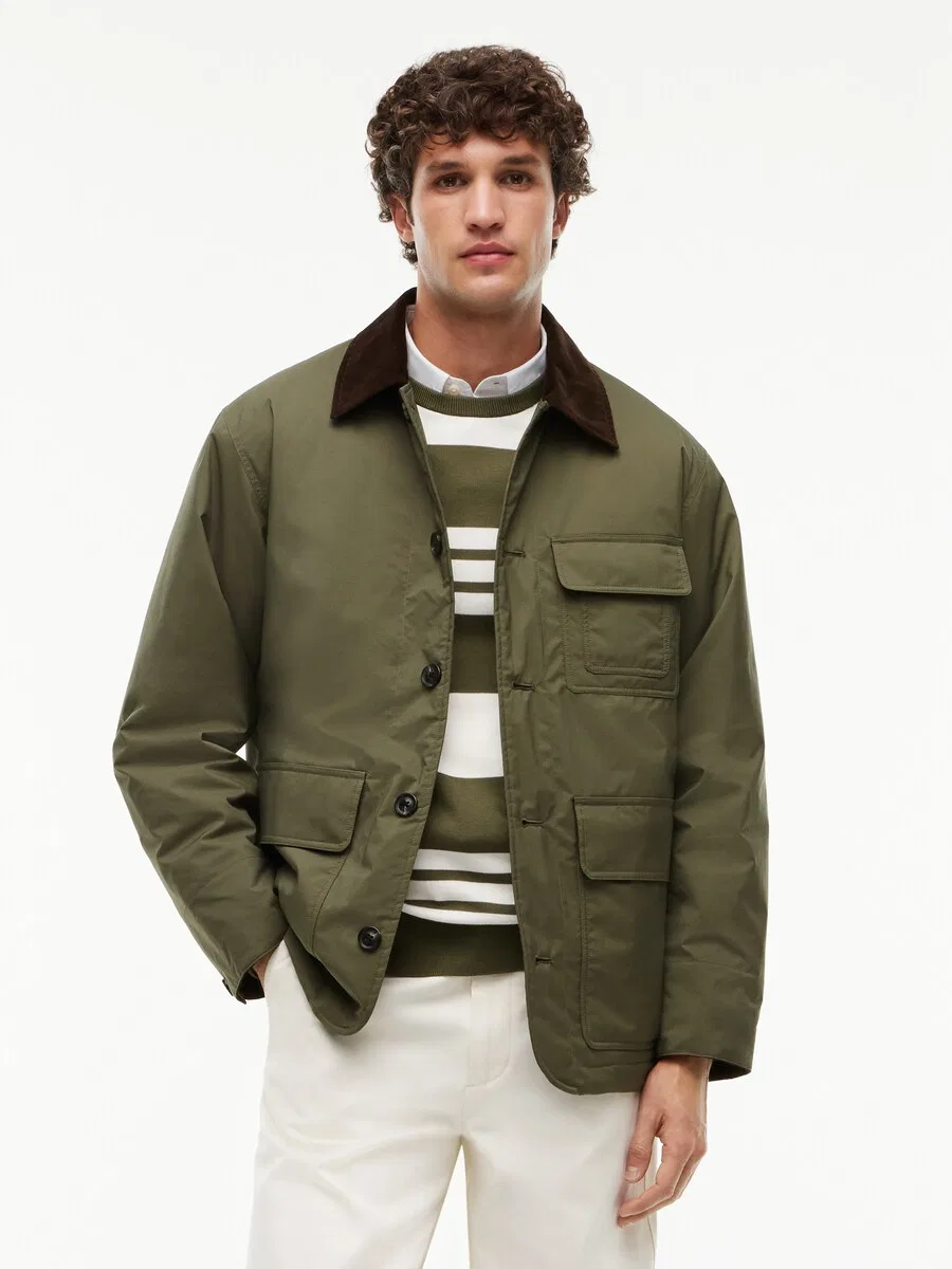 Куртка TOMMY HILFIGER Between-Season 'SURPLUS' оливкового цвета — фото 2