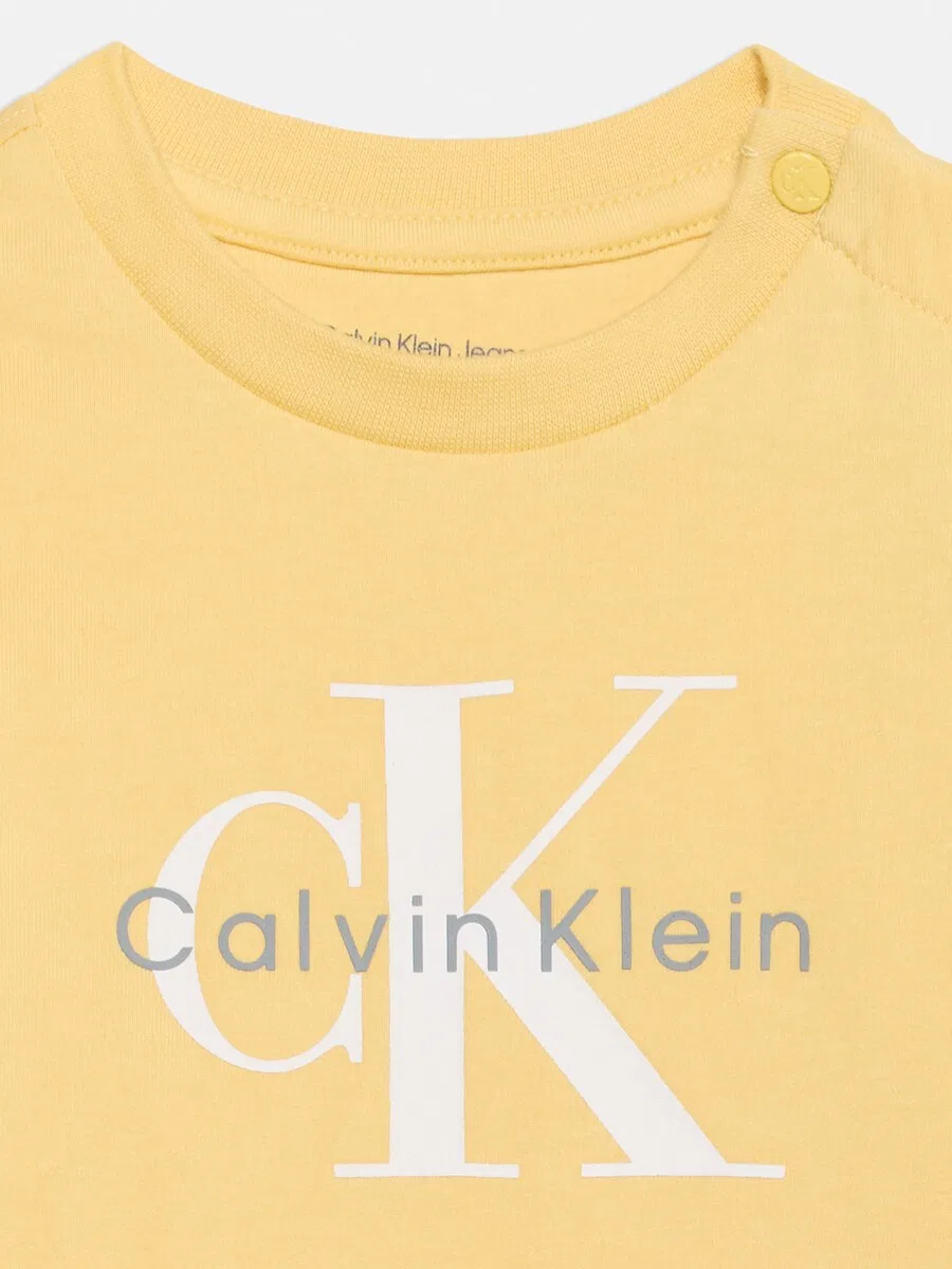 Топ Calvin Klein Jeans желтого цвета — фото 3