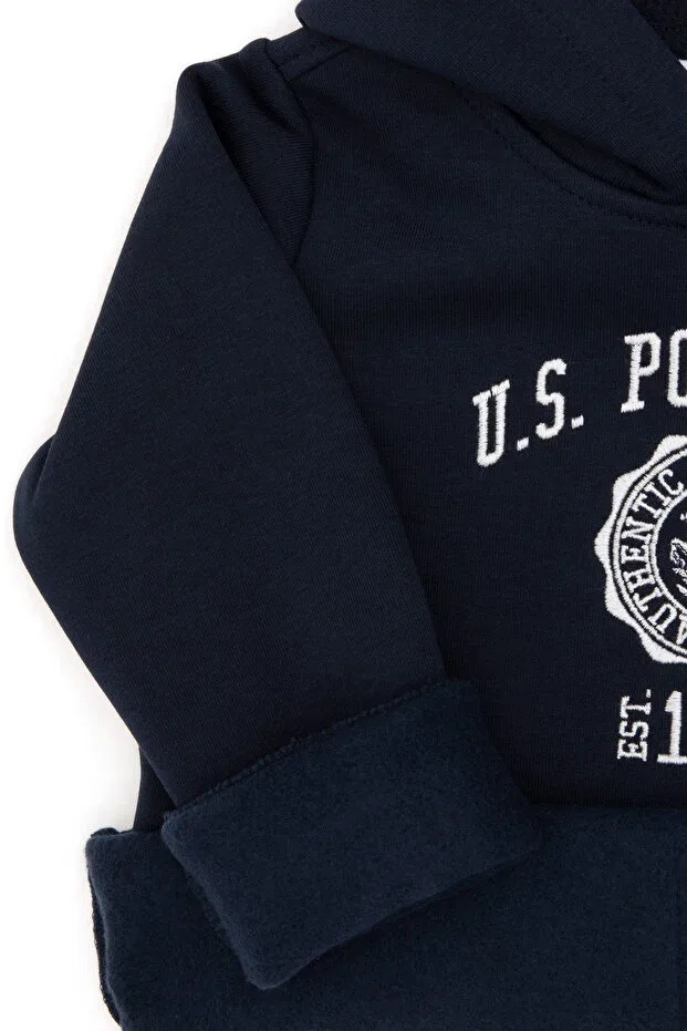 Детское худи для мальчиков с длинным рукавом U.S. Polo Assn., Navy Blue — фото 4