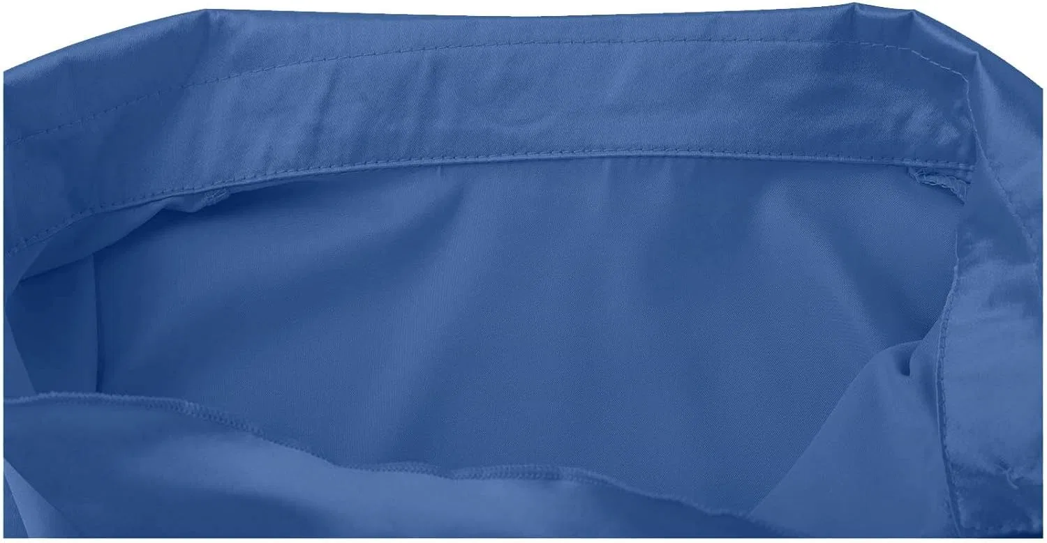 Женская блуза с драпированным вырезом Satin Silk, A-navy — фото 4