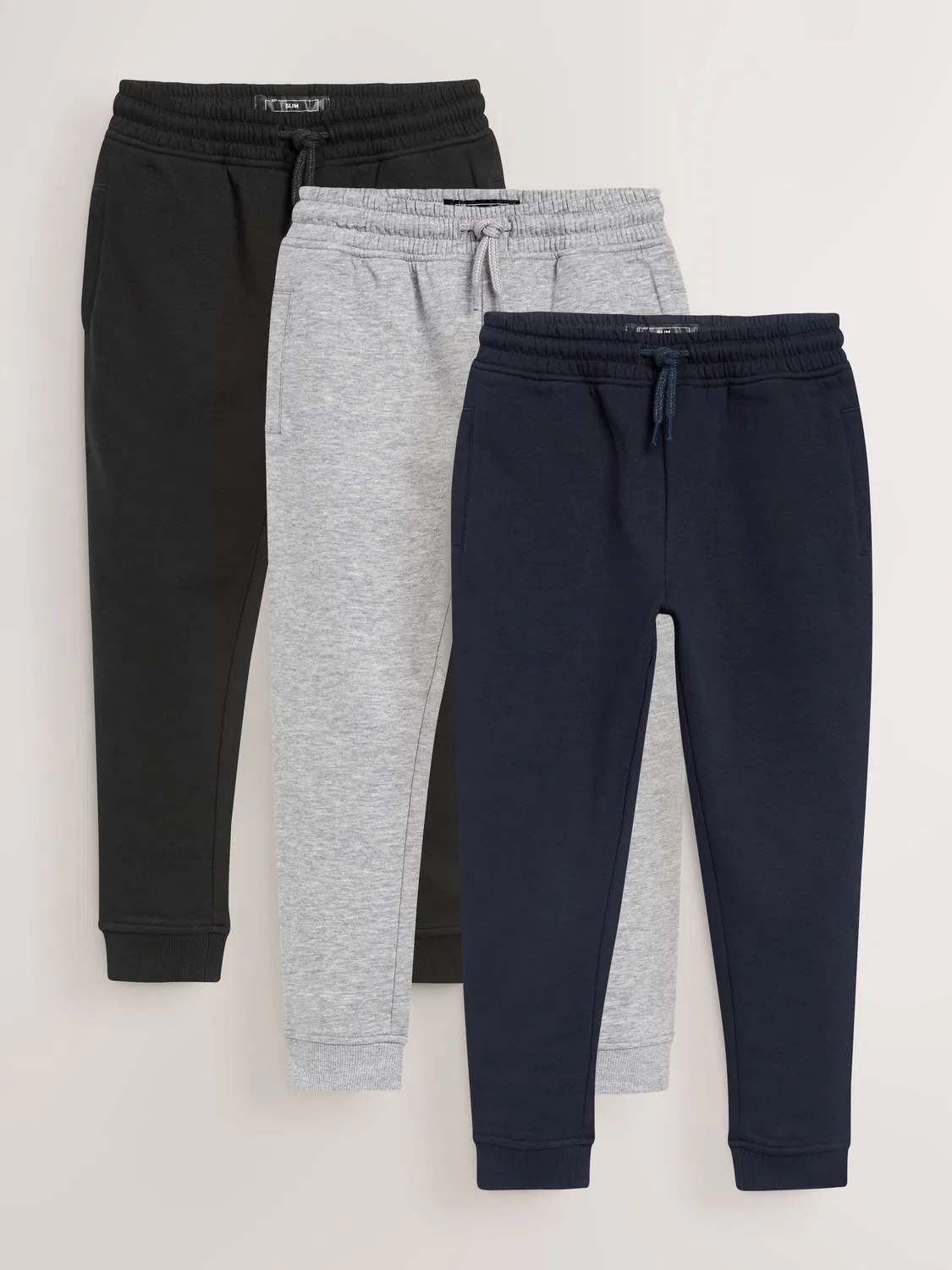 Джоггеры спортивные 3шт, Black/Grey/Navy Next