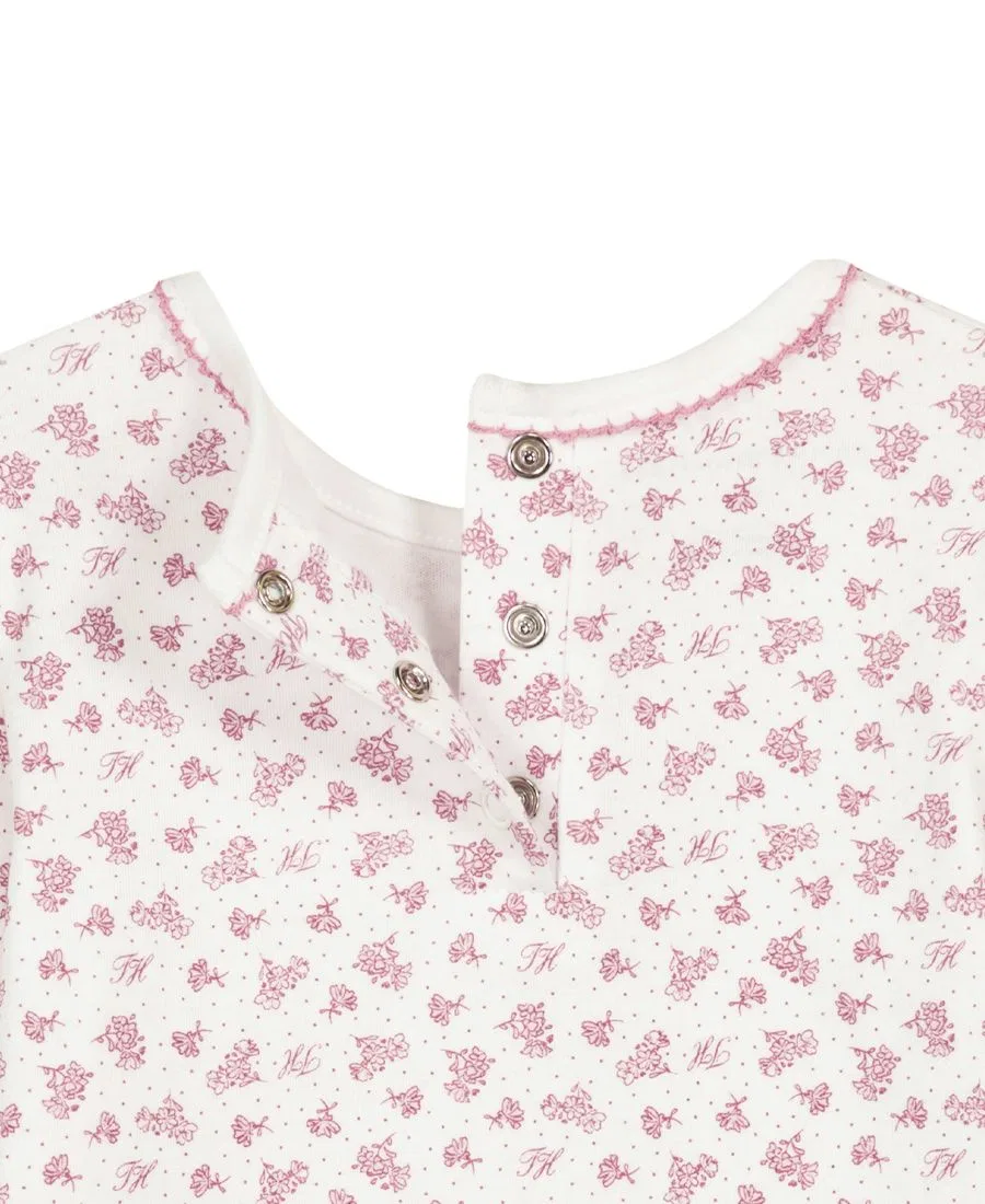 Комплект для малышки: боди с длинным рукавом и джемпер Tommy Hilfiger, Malaga/White Print — фото 4