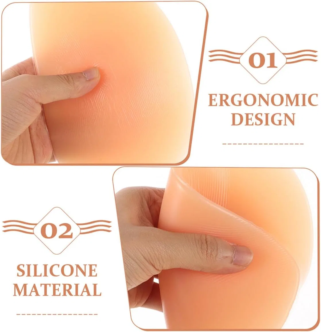 Гель для подтяжки ягодиц Silicone Butt Lifter DOITOOL, 1 пара — фото 3