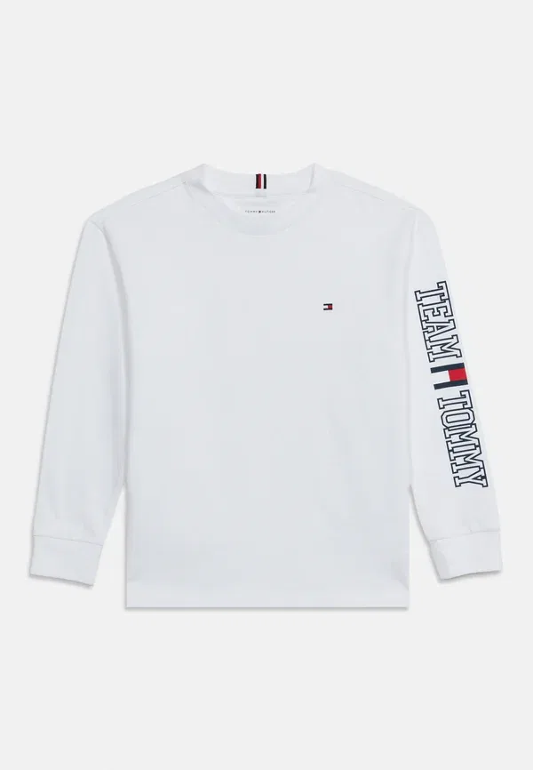 Футболка с длинным рукавом с принтом Tommy Hilfiger, белый