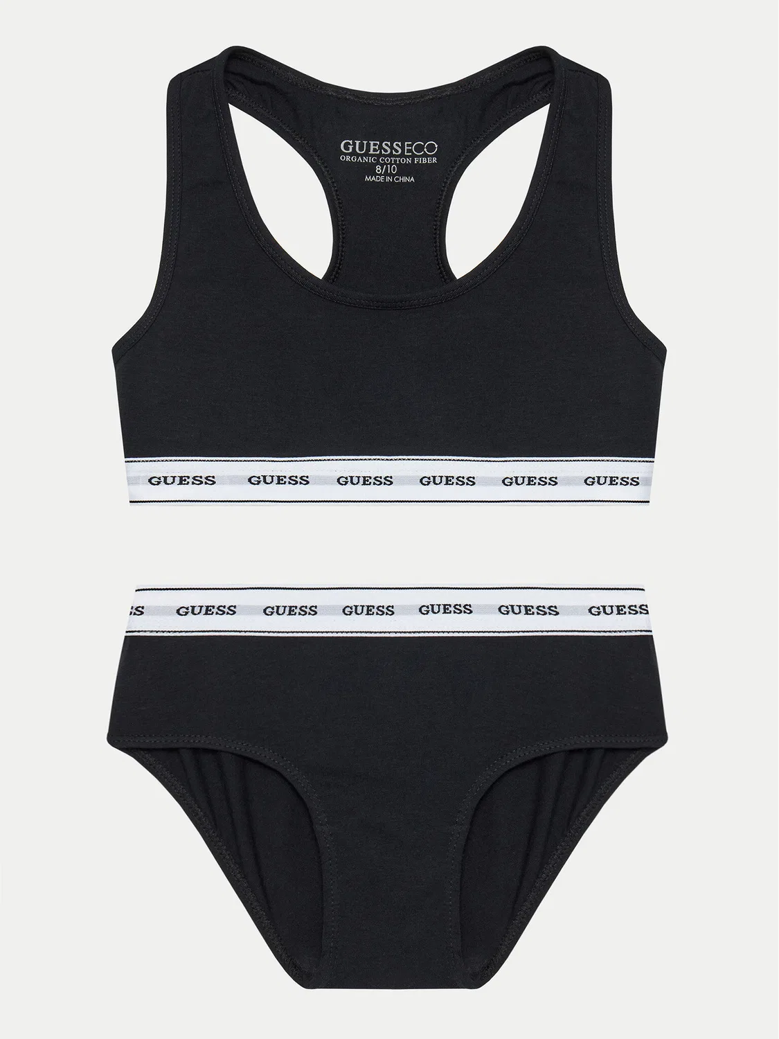 Комплект нижнего белья для девочки Guess, черный
