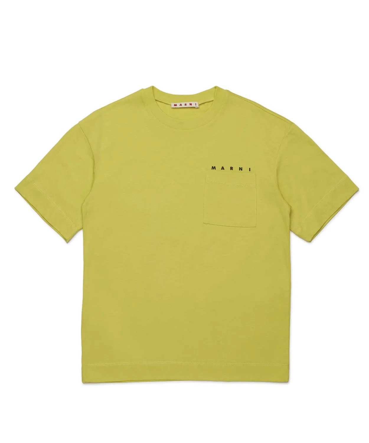 Детская футболка с коротким рукавом, с принтом MARNI, Mustard