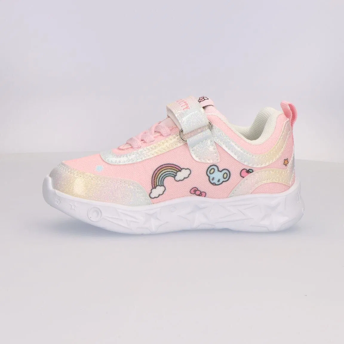 Детские кроссовки с липучкой Hello Kitty Luna, Роза — фото 2