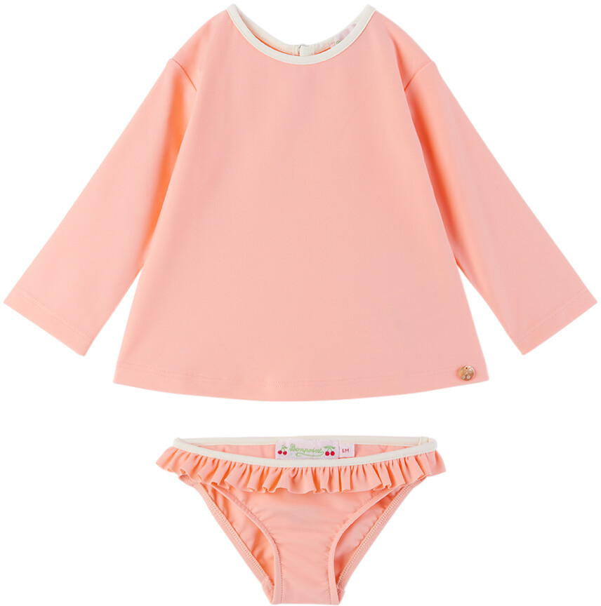 

Комплект из топа и трусиков для плавания Baby Pink Avita Лосось Bonpoint