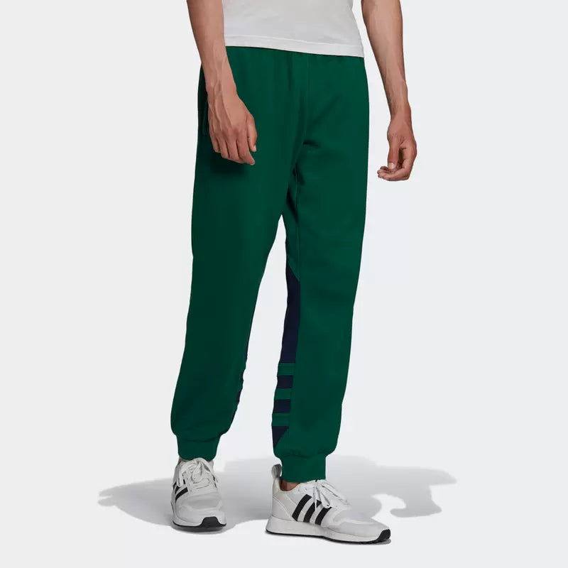 Спортивные брюки adidas Big Trefoil Sweatpants 'Green Black', зеленый — фото 4