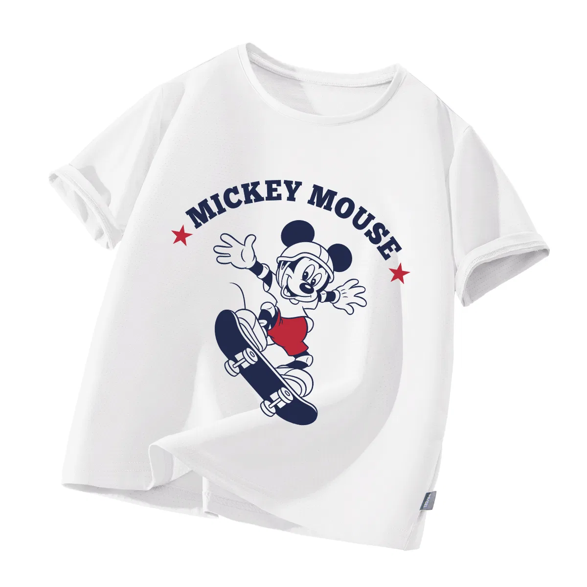 Футболка детская с принтом Mickey Mouse, Disney, White