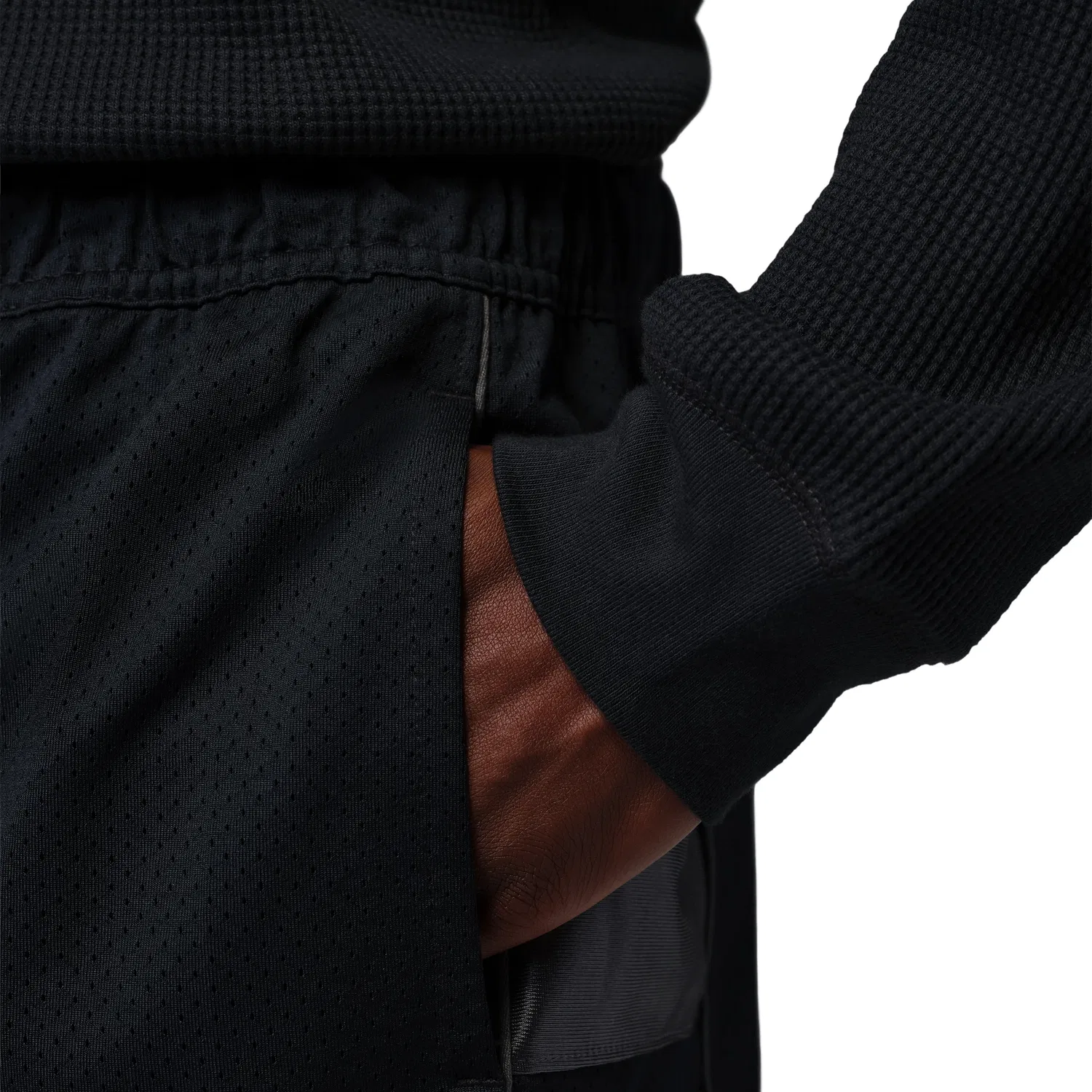 Мужские шорты Brooklyn Cat Scratch Shorts 'Black Iron Grey' Jordan, Black/Iron Grey — фото 3