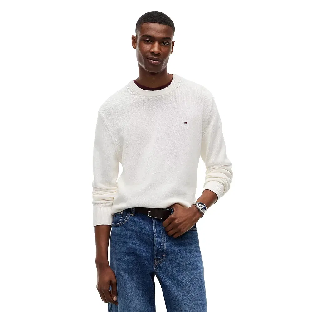 Мужской пуловер с длинным рукавом Tommy hilfiger, White