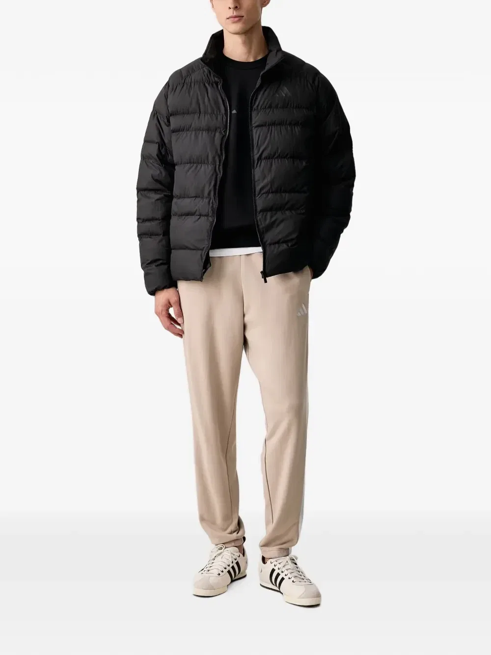 Утепленная куртка Essentials, которую можно упаковать Adidas, черный — фото 2