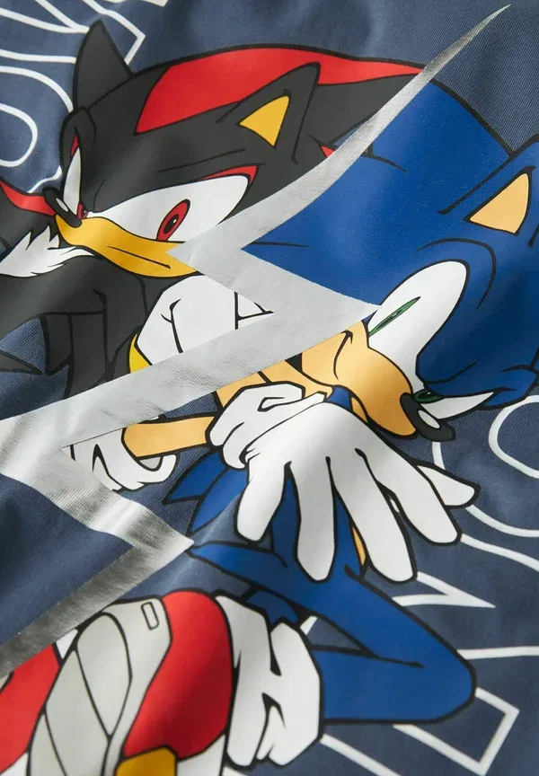 Футболка с принтом Sonic the Hedgehog Name It Vintage Indigo, индиго — фото 4