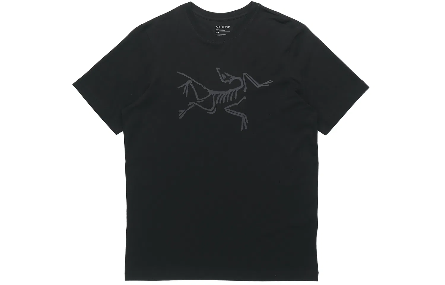Мужская футболка с круглым вырезом IONIA Arcteryx, Black Gray/Black Ash