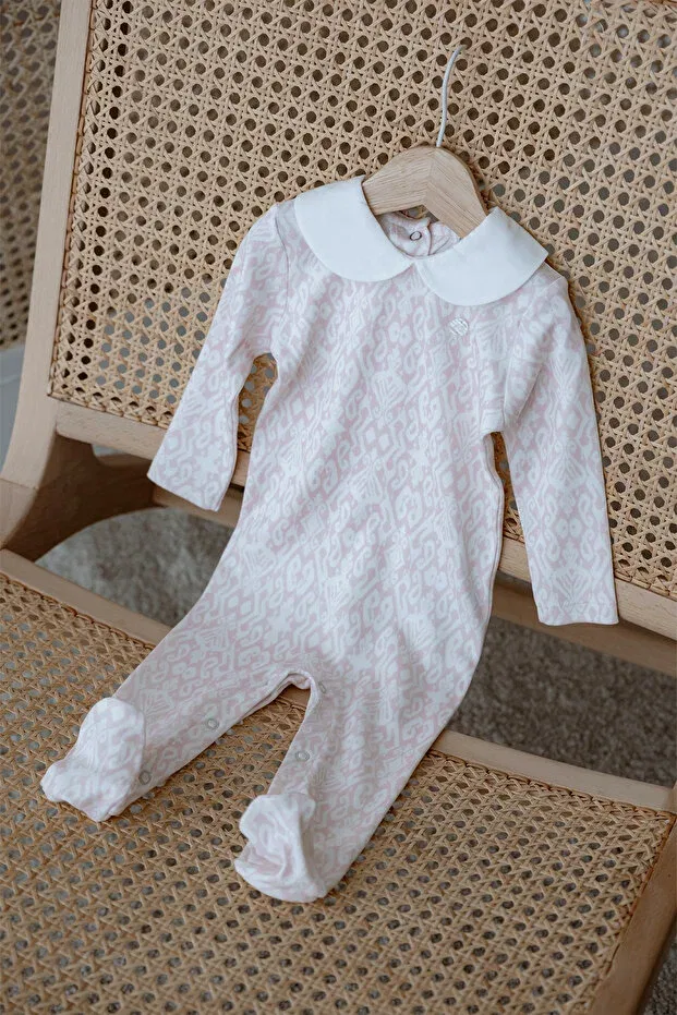 Детский комбинезон для девочек хлопковый Atelier Babbi, Pink — фото 4