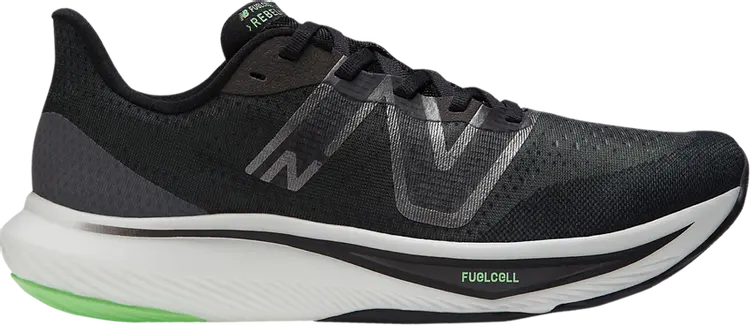 

Кроссовки New Balance FuelCell Rebel v3 'Black Vibrant Spring', черный, Черный;серый, Кроссовки New Balance FuelCell Rebel v3 'Black Vibrant Spring', черный