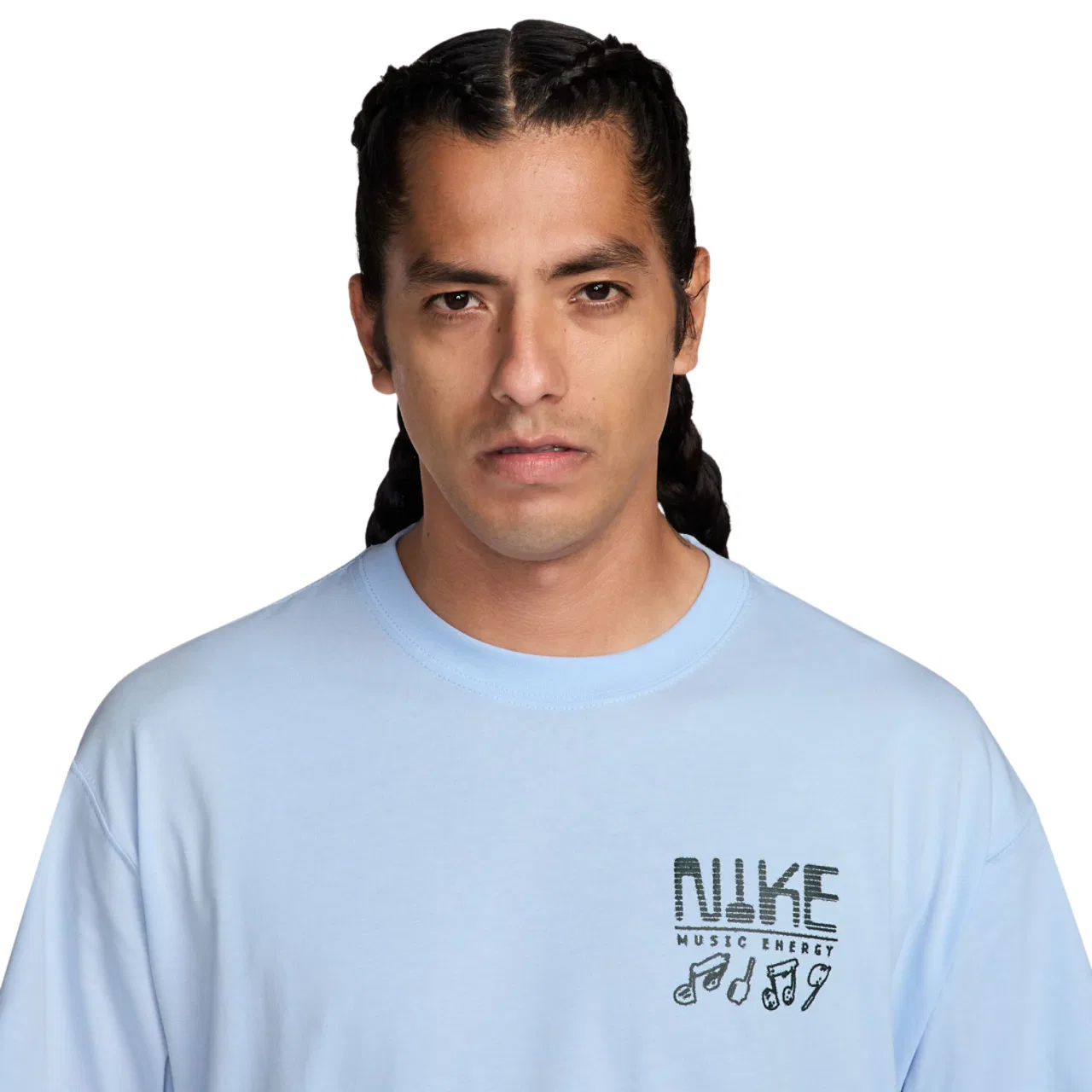 Мужская футболка Swoosh Sounds Nike, цвет Multi/Blue — фото 3
