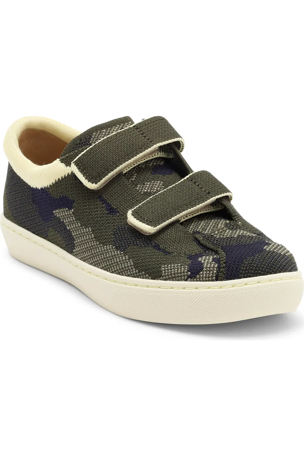 Кроссовки детские из переработанного пластика The Kids Strap Sneaker Rothy's, Spruce Camo