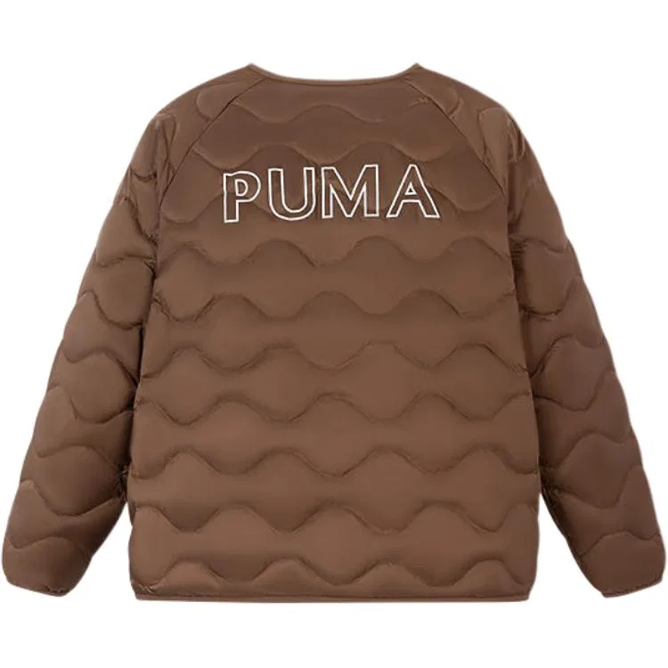 Детское пальто пуховое с V-образным вырезом Dark Coffee PUMA — фото 3
