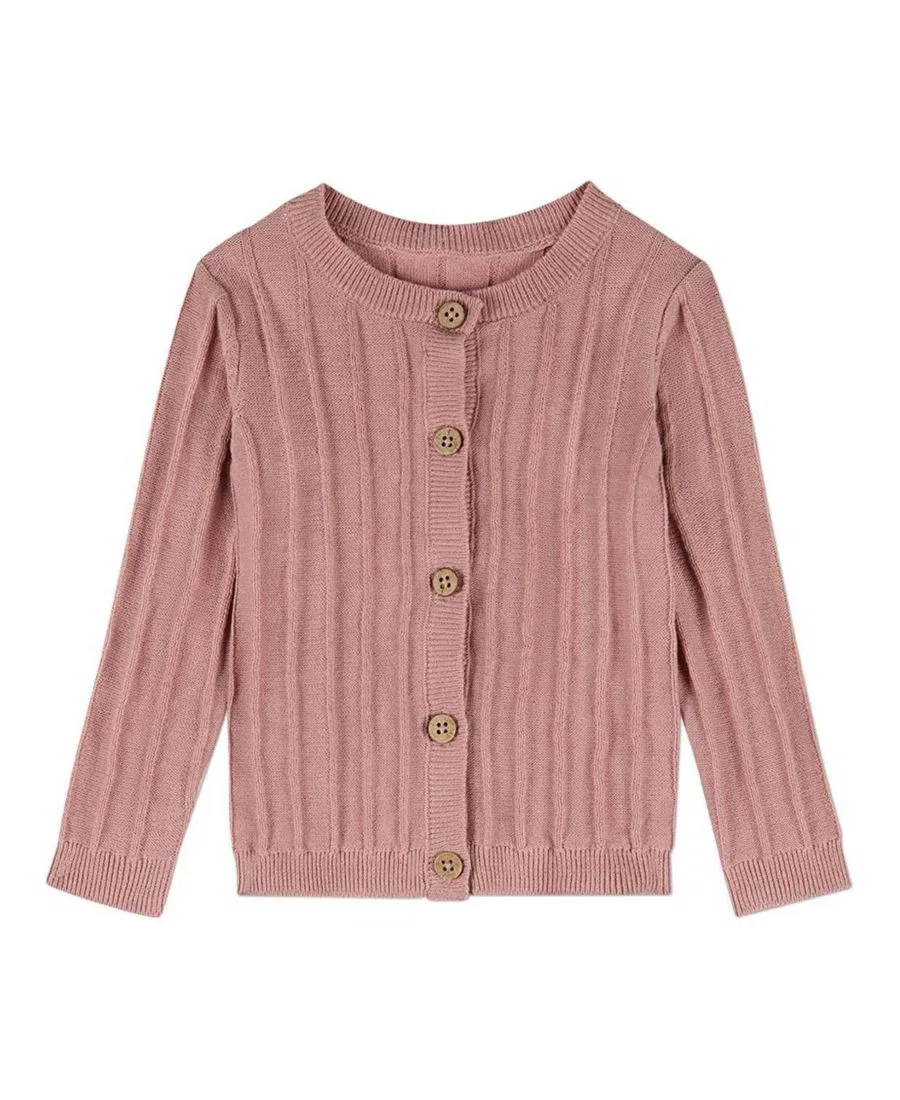 Кардиган с 3D-вязанием с длинным рукавом MeMoi, Mauve