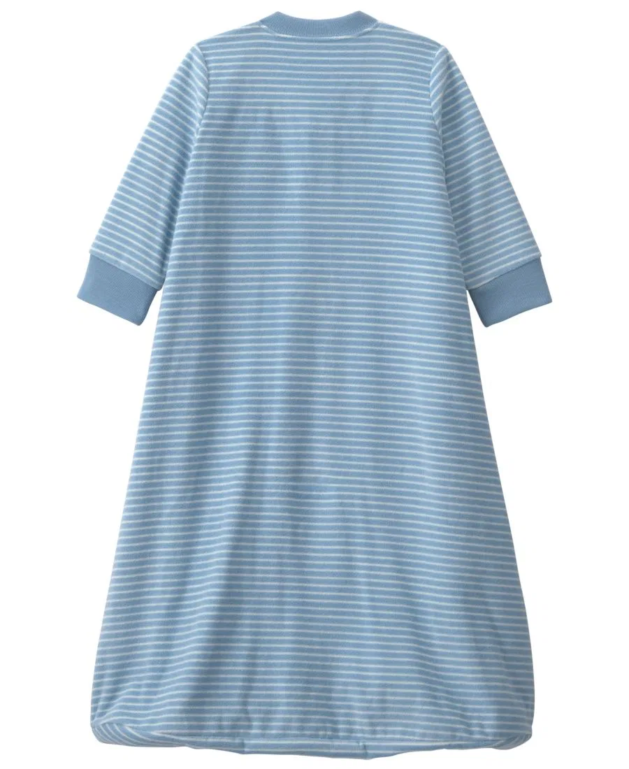 Одеяло-комбинезон из флиса с молнией, с длинным рукавом, свободного кроя Carter's, Blue — фото 2