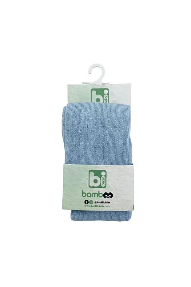 Детские колготки с принтом для девочек Bamboo pantyhose baby socks 68123 Bibaby, Blue