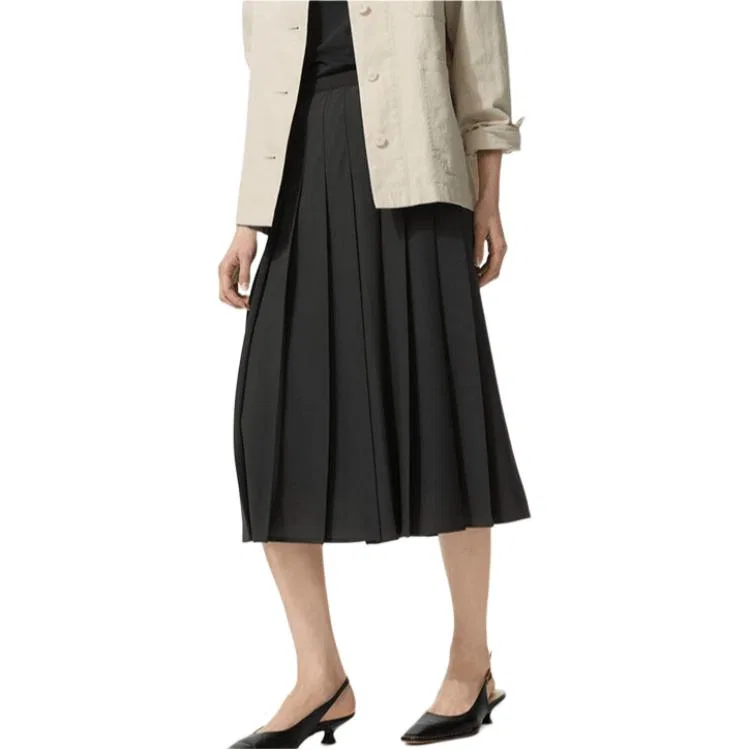 Юбка длинная повседневная Casual, UNIQLO, Black