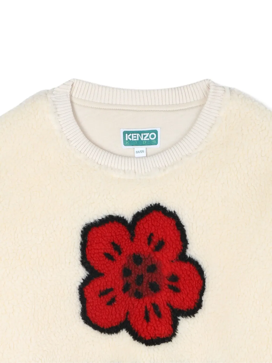 Свитшот Kenzo с цветочным дизайном Boke, кремовый — фото 2