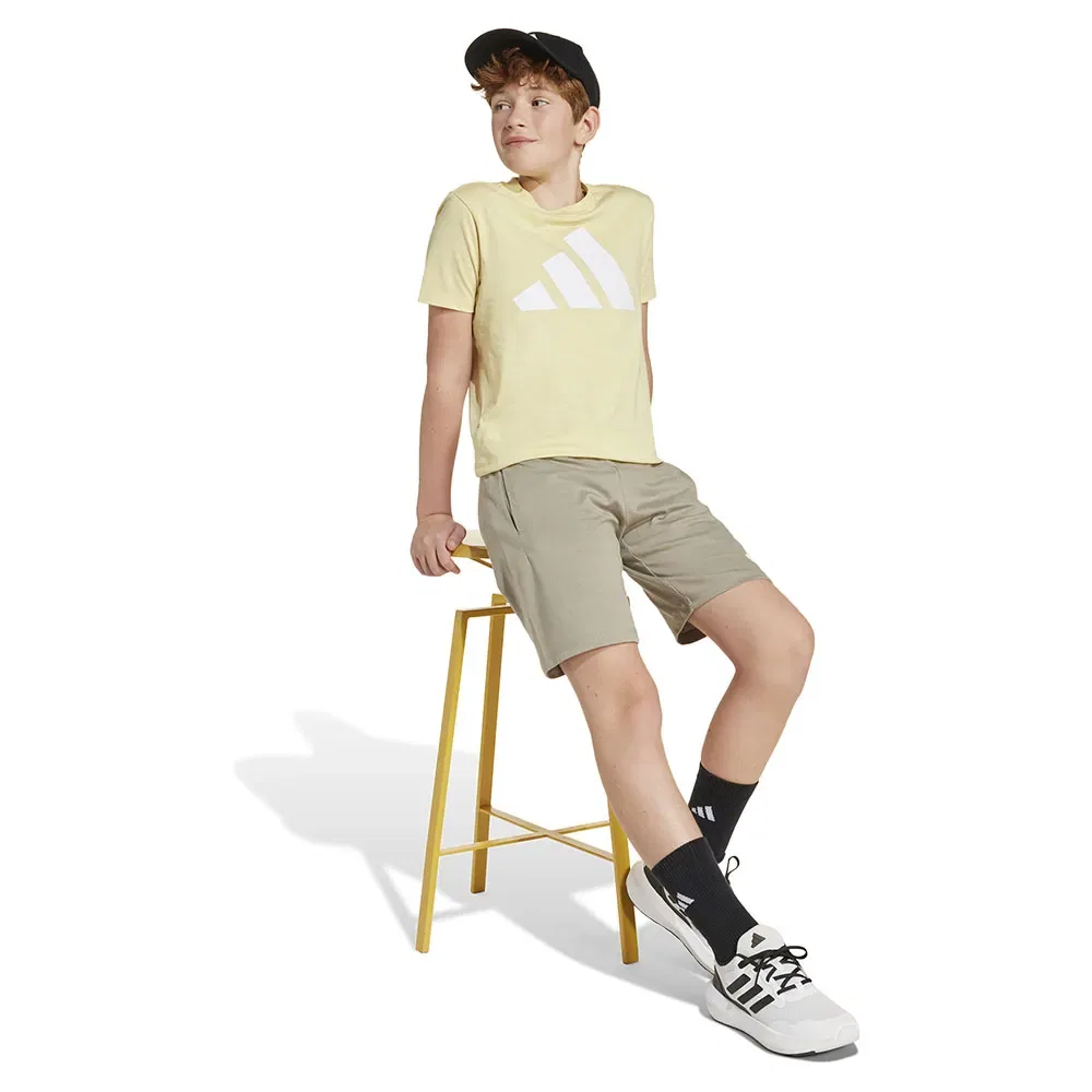 Шорты Adidas Essentials, бежевый — фото 4