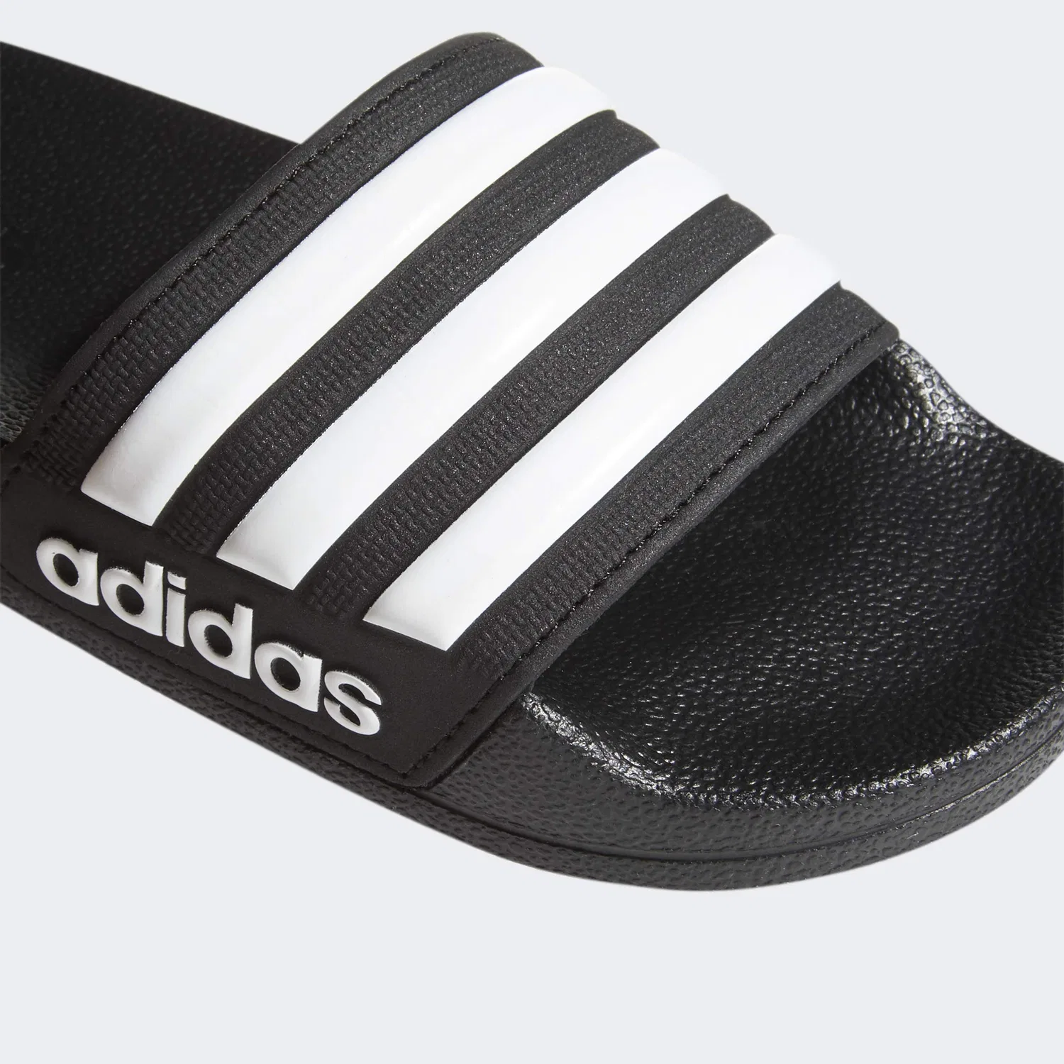 Детские шлепанцы для девочек и мальчиков с фиксатором Adilette Shower Slides Adidas, Core Black Cloud White Core Black — фото 4
