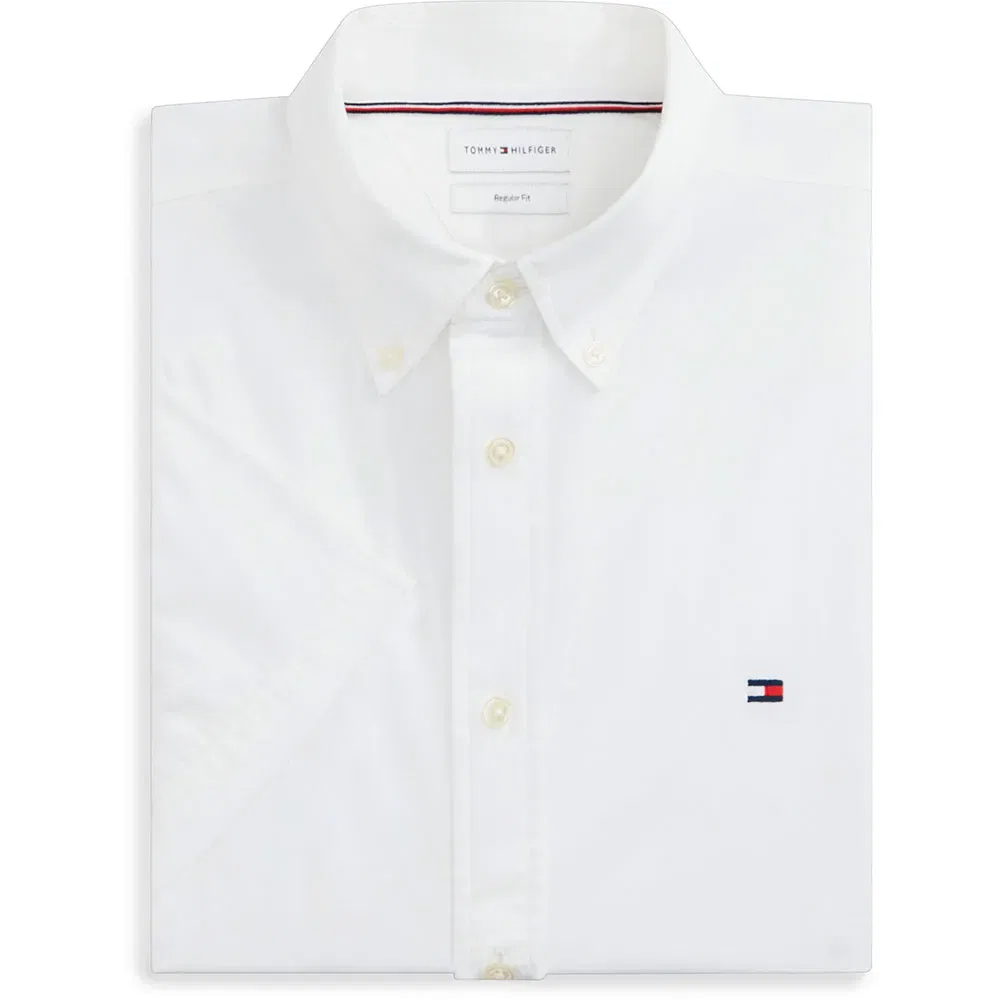 Рубашка с коротким рукавом Core Flex Tommy Hilfiger, белый — фото 4