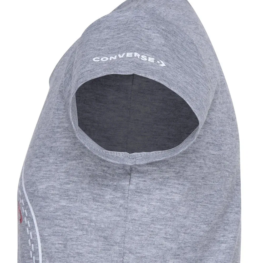 Футболка детская с коротким рукавом Timels Chuck Patch Converse Kids, серый — фото 3