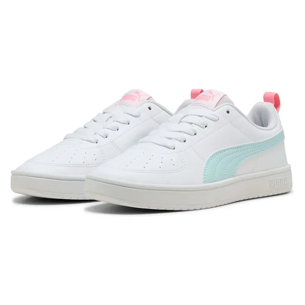 Детские кроссовки для девочек с синтетическим верхом Puma Rickie, White