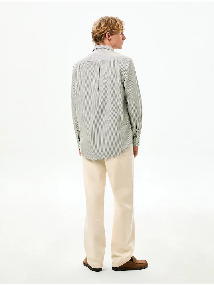 Рубашка с длинным рукавом Core Flex Pop Classic, Regular Fit TOMMY HILFIGER, Green — фото 3