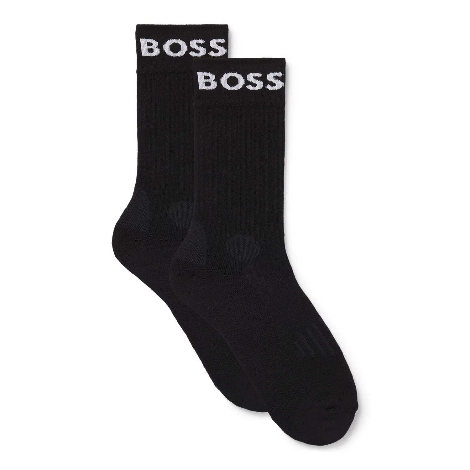 Мужские спортивные носки в упаковке 2 пары BOSS, Black — фото 2