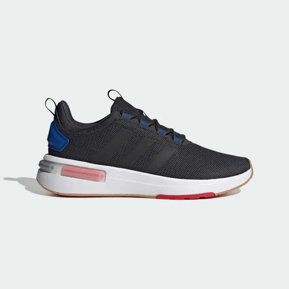 Детские кроссовки на липучке Racer Tr23 Adidas, Black Burgundy Floral — фото 3