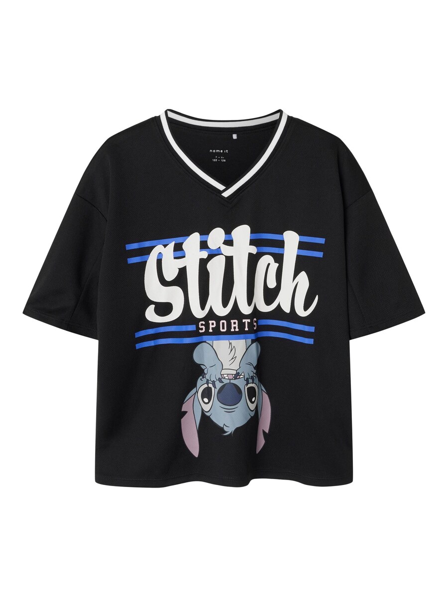 

Рубашка NAME IT NKFakuri Stitch, черный