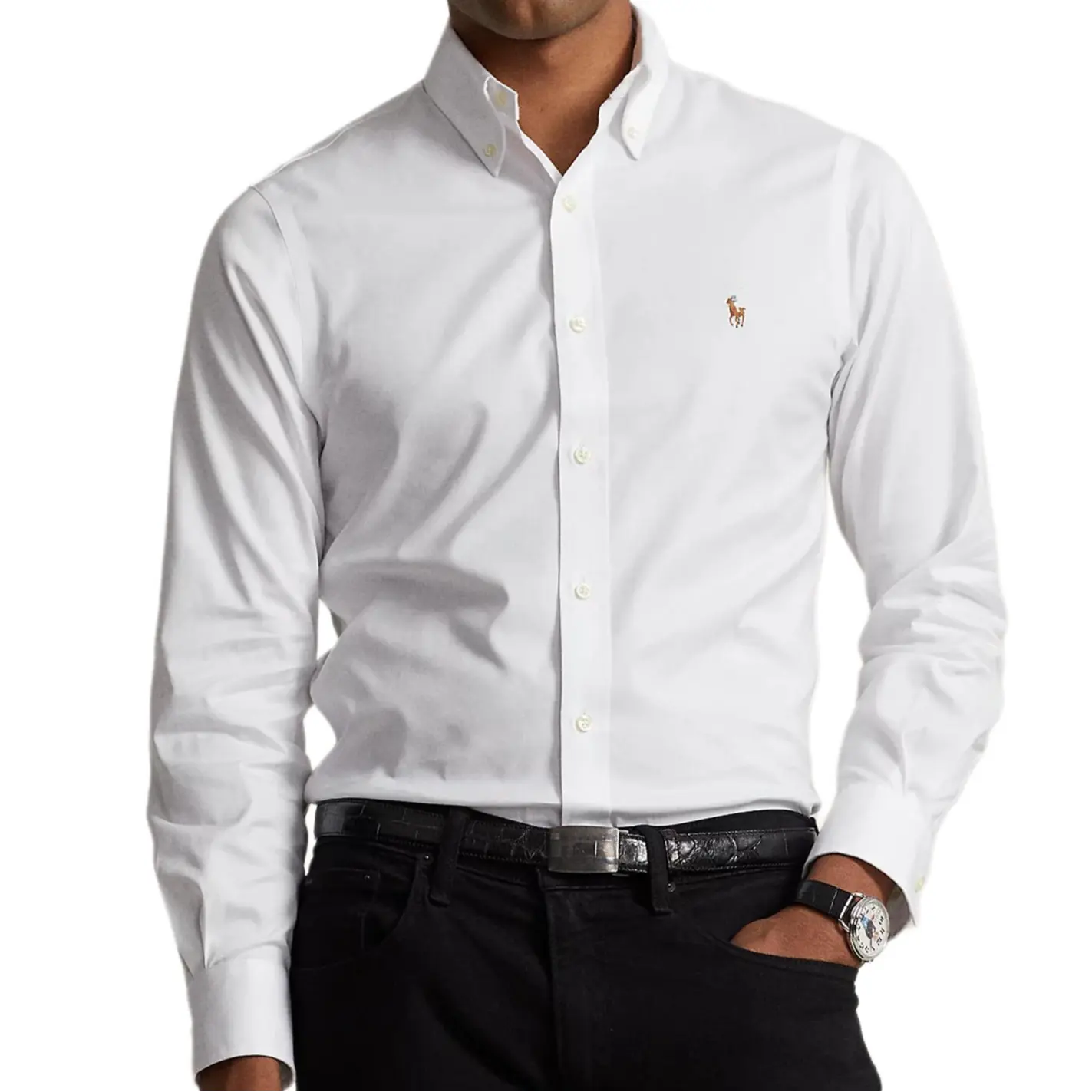 

Футболка поло мужская белая Polo Ralph Lauren